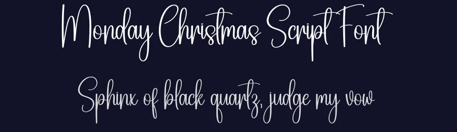 Monday Christmas Script Font by creativeletter — Script Handwritten Font — thumbnail 2