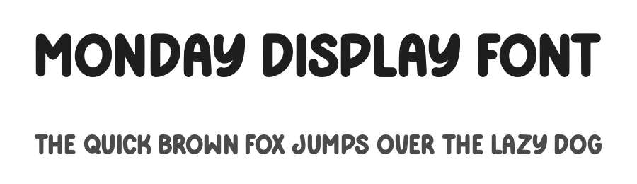 Monday Display Font by Craftedtype — Decorative Font
