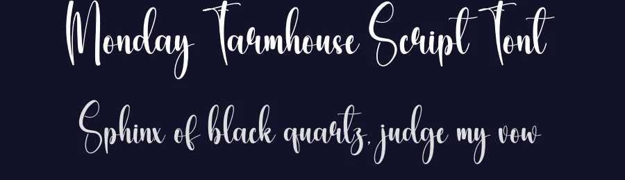 Monday Farmhouse Script Font by creativeletter — Script Handwritten Font — thumbnail 2