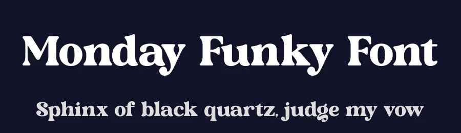 Monday Funky Font by timelesstype.co — Display Font — thumbnail 2