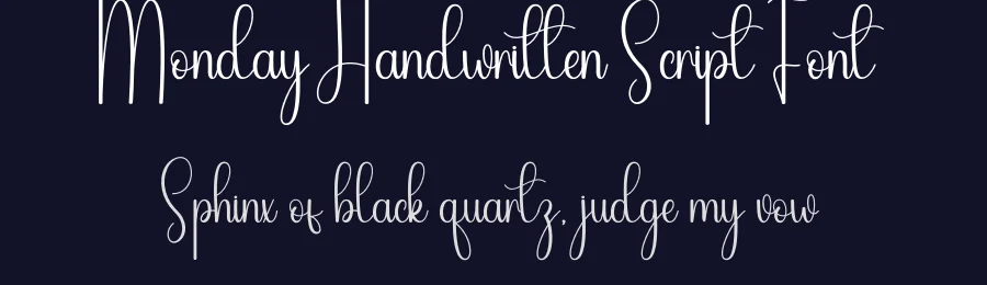 Monday Handwritten Script Font by andikastudio — Script Handwritten Font — thumbnail 2