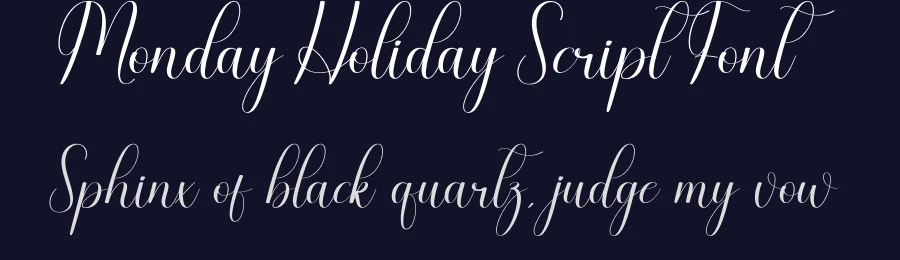 Monday Holiday Script Font by andikastudio — Script Handwritten Font — thumbnail 2