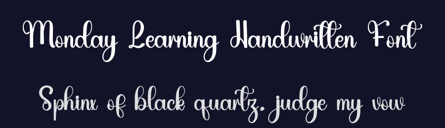 Monday Learning Handwritten Font by inermediaSTUDIO — Script Handwritten Font — thumbnail 2