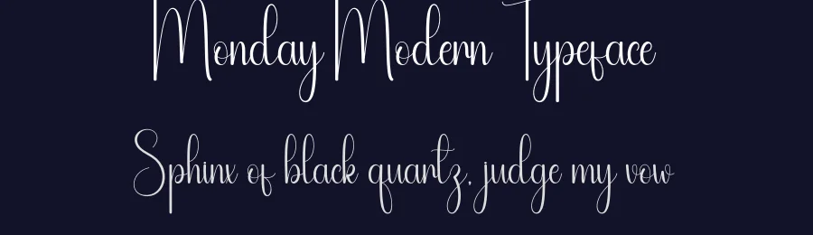 Monday Modern Typeface by andikastudio — Script Handwritten Font — thumbnail 2