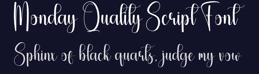 Monday Quality Script Font by creativeletter — Script Handwritten Font — thumbnail 2