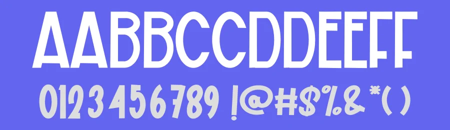 Monday Rainbow Playful Font by freshtypeink — Display Font — thumbnail 3