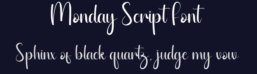 Monday Script Font by andikastudio — Script Handwritten Font — thumbnail 2