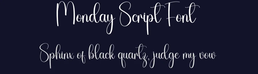 Monday Script Font by Wati Studio — Display Font — thumbnail 2