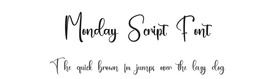 Monday Script Font by inermediaSTUDIO — Script Handwritten Font
