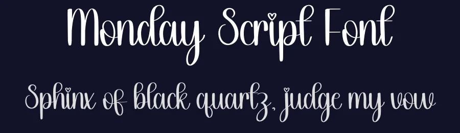 Monday Script Font by inermediaSTUDIO — Script Handwritten Font — thumbnail 2