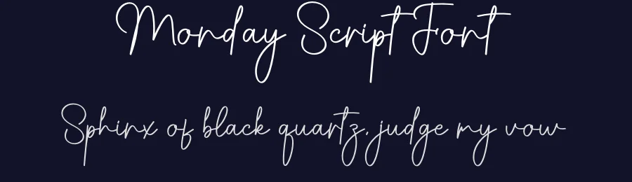 Monday Script Font by creativeletter — Script Handwritten Font — thumbnail 2