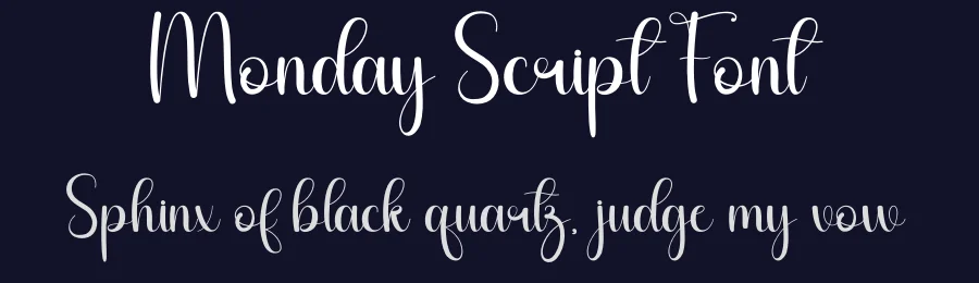 Monday Script Font by andikastudio — Script Handwritten Font — thumbnail 2