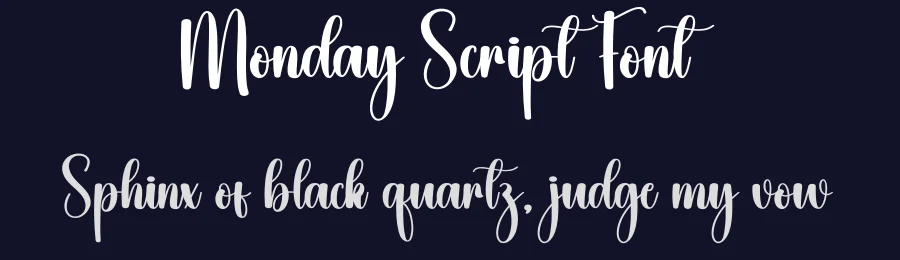 Monday Script Font by creativeletter — Script Handwritten Font — thumbnail 2