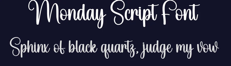 Monday Script Font by andikastudio — Script Handwritten Font — thumbnail 2