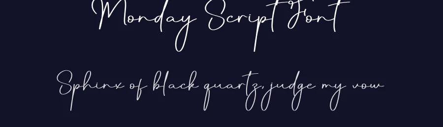 Monday Script Font by creativeletter — Script Handwritten Font — thumbnail 2
