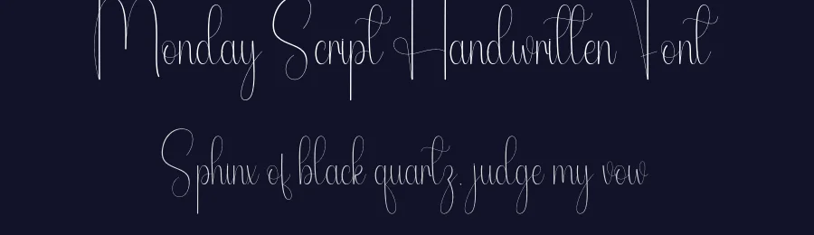 Monday Script Handwritten Font by andikastudio — Script Handwritten Font — thumbnail 2