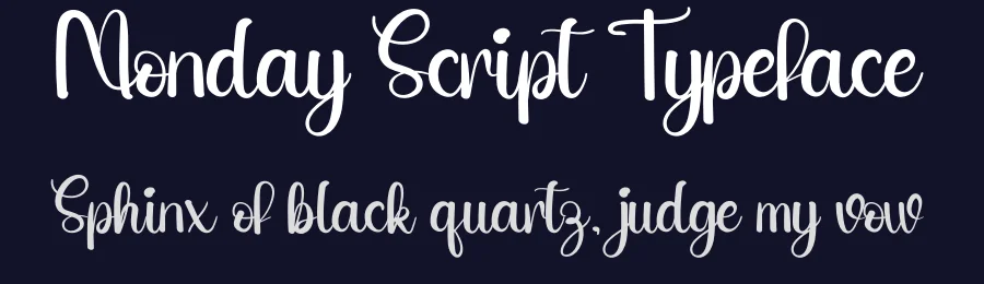 Monday Script Typeface by andikastudio — Script Handwritten Font — thumbnail 2