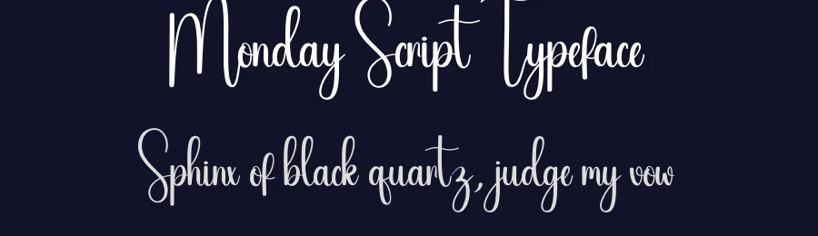 Monday Script Typeface by andikastudio — Script Handwritten Font — thumbnail 2