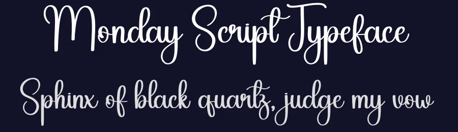 Monday Script Typeface by andikastudio — Script Handwritten Font — thumbnail 2