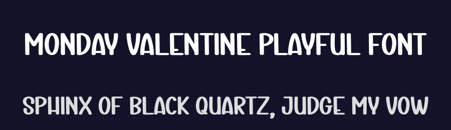 Monday Valentine Playful Font by creativeletter — Script Handwritten Font — thumbnail 2
