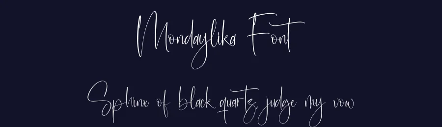 Mondaylika Font by perspectype — Script Handwritten Font — thumbnail 2