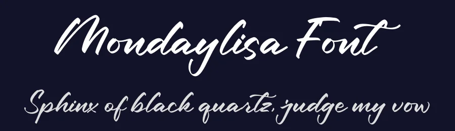 Mondaylisa Font by letterfabric — Script Handwritten Font — thumbnail 2