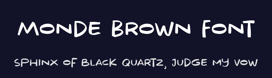 Monde Brown Font by Timur type — Decorative Font — thumbnail 2