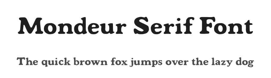 Mondeur Serif Font by 99designs — Serif Font