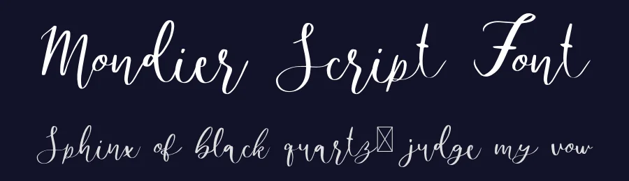 Mondier Script Font by craftsupplyco — Script Handwritten Font — thumbnail 2