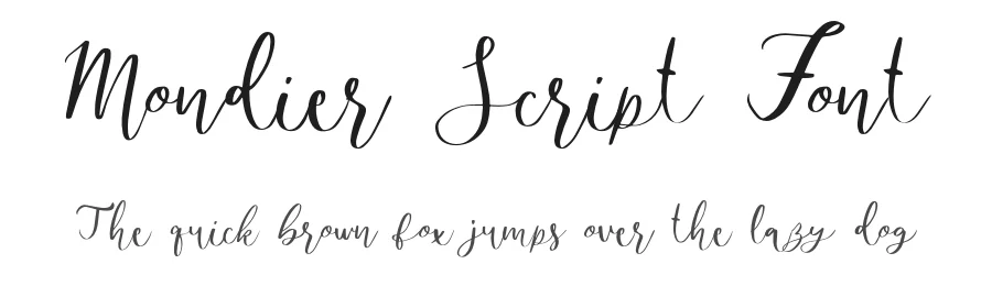 Mondier Script Font by craftsupplyco — Script Handwritten Font