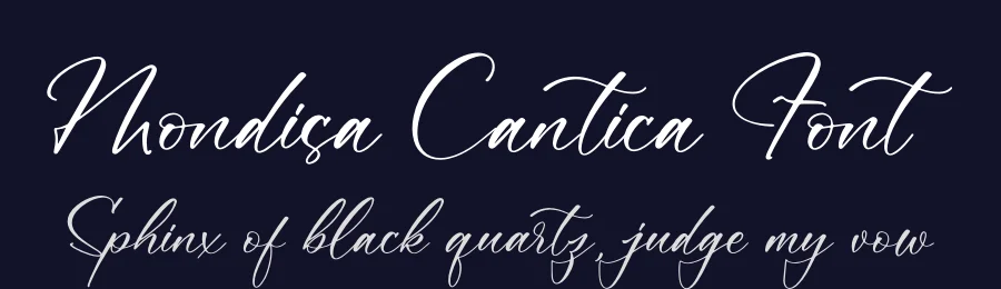 Mondisa Cantica Font by letterfabric — Script Handwritten Font — thumbnail 2