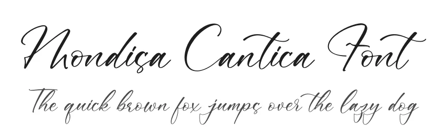Mondisa Cantica Font by letterfabric — Script Handwritten Font