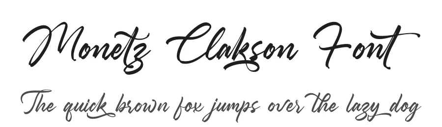 Monetz Clakson Font by stylishtype.co — Script Handwritten Font