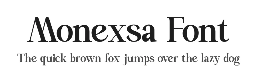 Monexsa Font by Rafis Type — Serif Font