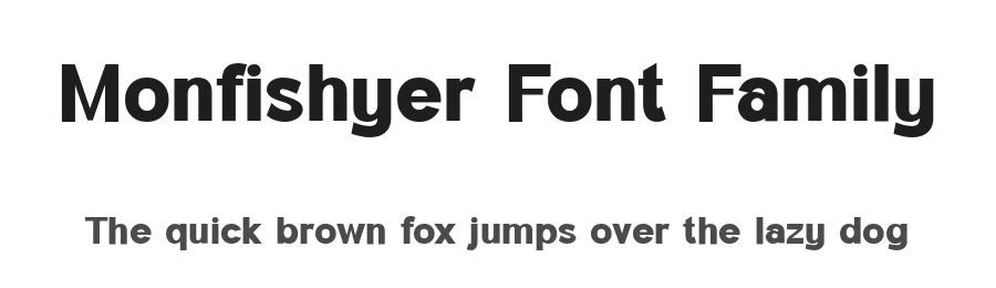 Monfishyer Font Family by UICreative — Decorative Font