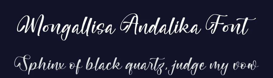 Mongallisa Andalika Font by letterfabric — Script Handwritten Font — thumbnail 2