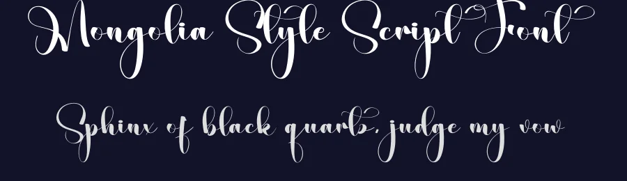 Mongolia Style Script Font by creativeletter — Script Handwritten Font — thumbnail 2