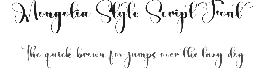 Mongolia Style Script Font by creativeletter — Script Handwritten Font
