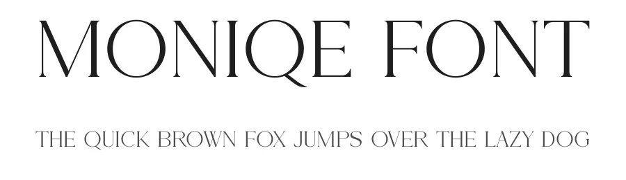 Moniqe Font by SURATMI — Serif Font