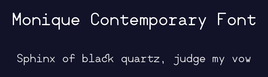Monique Contemporary Font by Hederae Creative Shop — Sans Serif Font — thumbnail 2
