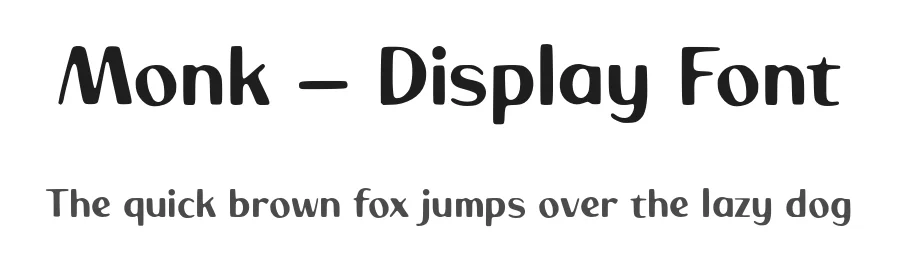 Monk – Display Font by Alpaprana — Display Font
