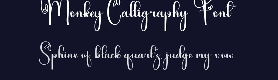 Monkey Calligraphy Font by andikastudio — Script Handwritten Font — thumbnail 2