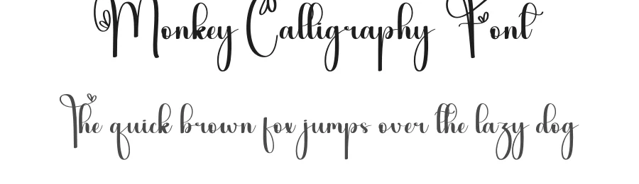 Monkey Calligraphy Font by andikastudio — Script Handwritten Font