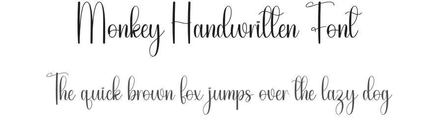 Monkey Handwritten Font by andikastudio — Script Handwritten Font