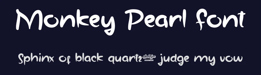Monkey Pearl Font by noahtype — Decorative Font — thumbnail 2