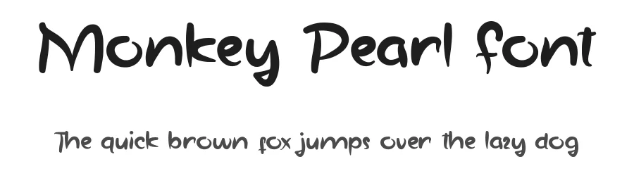 Monkey Pearl Font by noahtype — Decorative Font