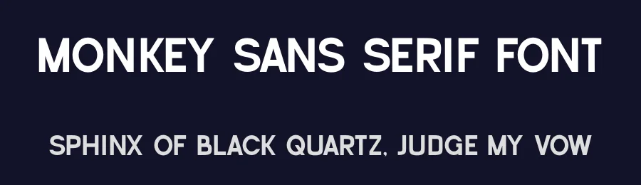Monkey Sans Serif Font by Almairatype — Decorative Font — thumbnail 2
