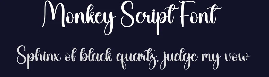 Monkey Script Font by creativeletter — Script Handwritten Font — thumbnail 2