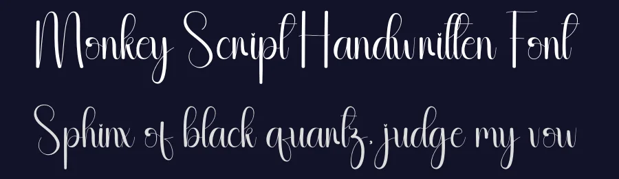 Monkey Script Handwritten Font by andikastudio — Script Handwritten Font — thumbnail 2