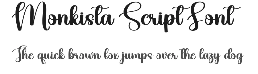 Monkista Script Font by creativeletter — Script Handwritten Font